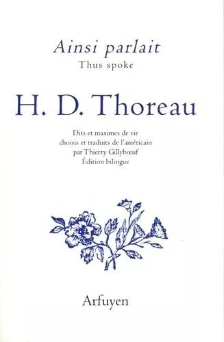 Ainsi Parlait H. D. Thoreau