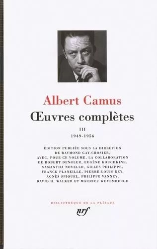 Oeuvres Complètes - Tome 3, 1949-1956